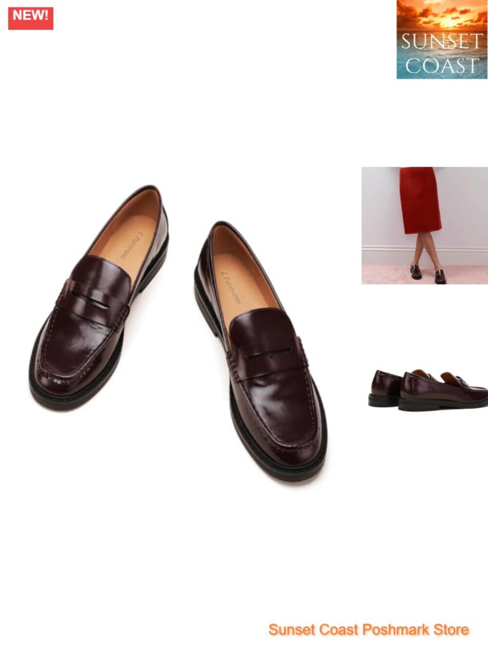 Genuine Leather Penny Loafers Flat Mocc Women Shoes